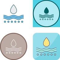 Moisture Icon Design vector