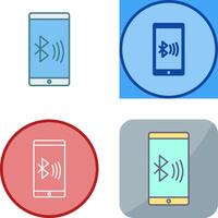 Connected Device Icon Design vector