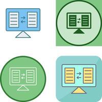 File Sharing Icon Design vector