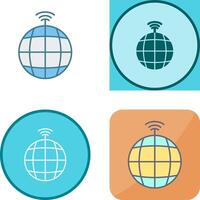 Global Signals Icon Design vector