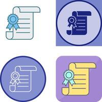 Legal Paper Icon Design vector