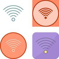 Signal on User Icon Design vector