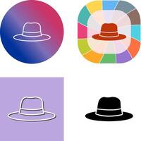 Women's Hat Icon Design vector