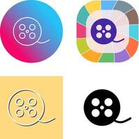 Reel Icon Design vector