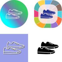 zapatillas icono diseño vector