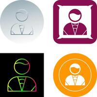 Man Icon Design vector