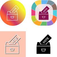 Casting Vote Icon Design vector