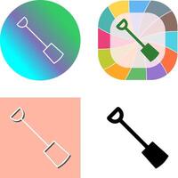 Hand Shovel Icon Design vector