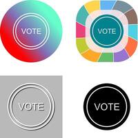 votar enlace icono diseño vector