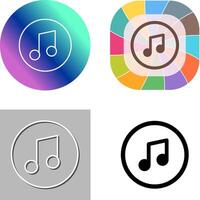 Music Player Icon Design vector