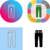 diseño de icono de pantalones vector