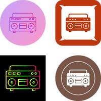 Casette Player Icon Design vector