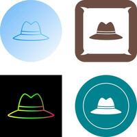 diseño de icono de sombrero vector