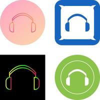 Headphones Icon Design vector