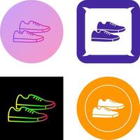 zapatillas icono diseño vector