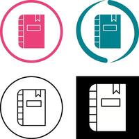 Diary Icon Design vector