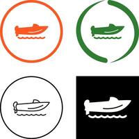 Speed Boat Icon Design vector