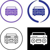 Casette Player Icon Design vector