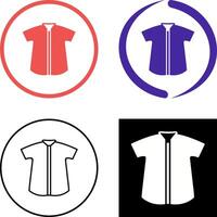 Check Shirt Icon Design vector