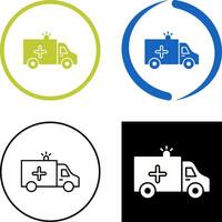 Ambulance Icon Design vector