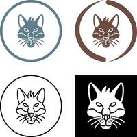 Fox Icon Design vector