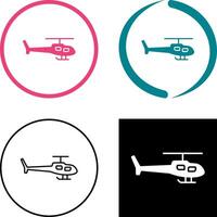 diseño de icono de helicóptero vector