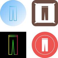 Trousers Icon Design vector