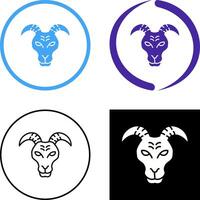 Goat Icon Design vector