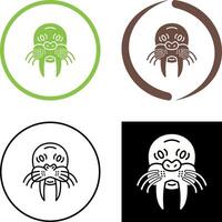 Walrus Icon Design vector