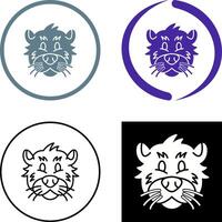 Otter Icon Design vector