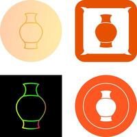 Antique Jar Icon Design vector