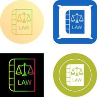 Law and Order Icon Design vector