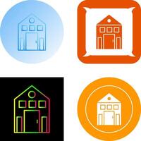 Building Icon Design vector