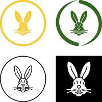 diseño de icono de conejo vector