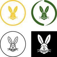 Rabbit Icon Design vector