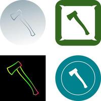 Wood Cutter Icon Design vector