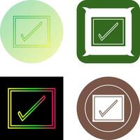 Checkbox Icon Design vector