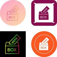 Giing Vote Icon Design vector