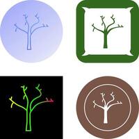 Tree with no Leaves Icon Design vector