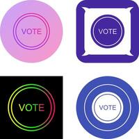 votar enlace icono diseño vector