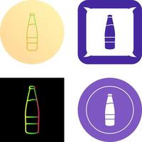 Beer Bottle Icon Design vector