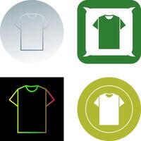 Plain T Shirt Icon Design vector