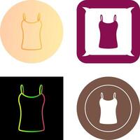 Ladies Vest Icon Design vector