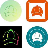 P Cap Icon Design vector