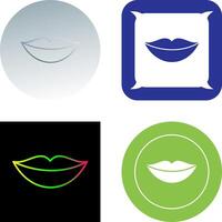 labios icono diseño vector