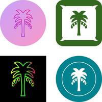 Coconut trees Icon Design vector