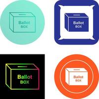 Ballot Box Icon Design vector