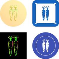 Carrots Icon Design vector