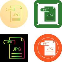 JPG Icon Design vector