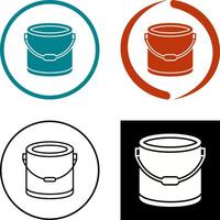 Paint Bucket Icon Design vector